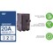 Square D Miniature Circuit Breaker, QO Series, 20A, 2 Pole, 120/240V AC, 10kA at 120/240V AC QO220C - alternate 2